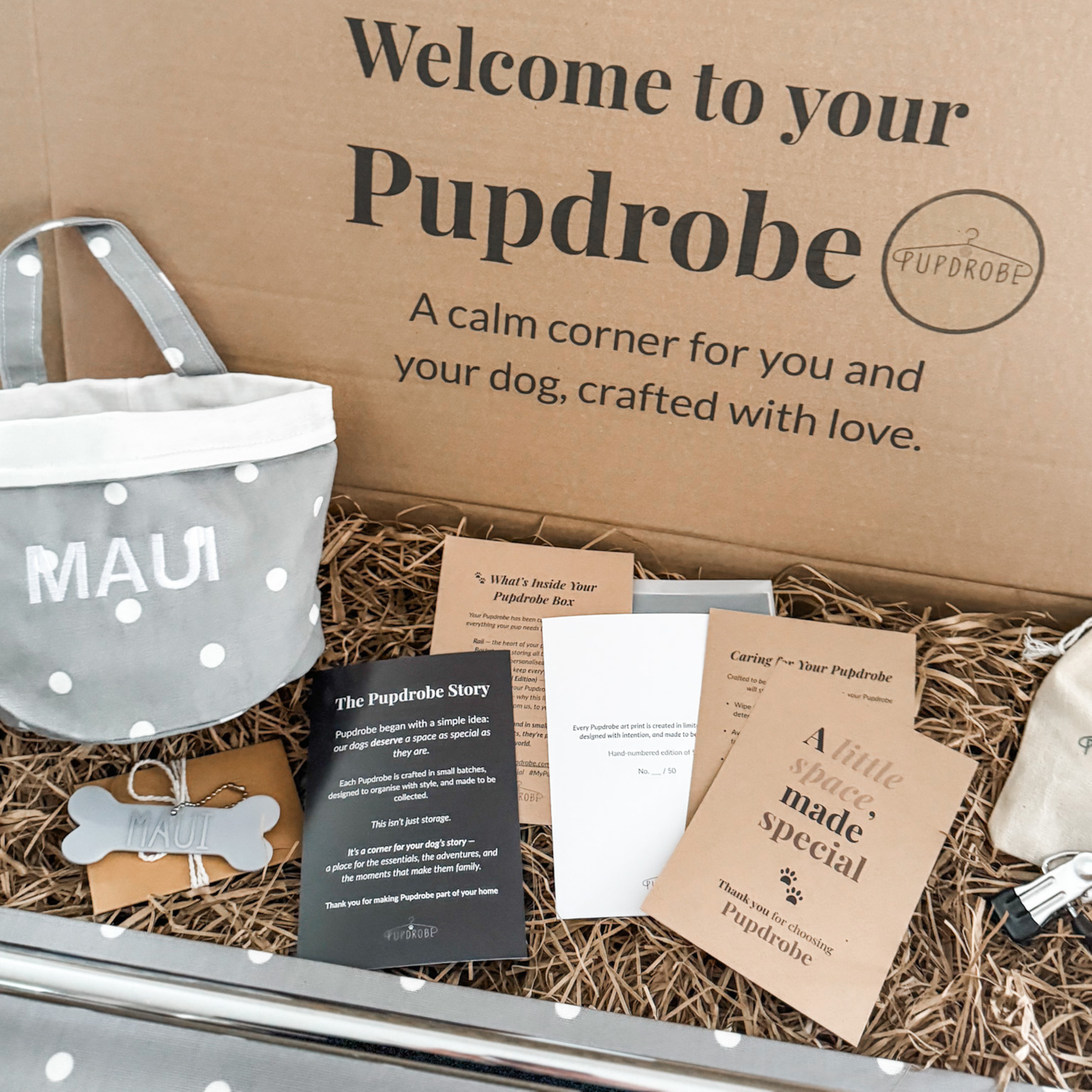 The Original Pupdrobe™ Gift Kit – Organised Dog Wardrobe Starter Set